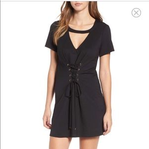 NWT. Love, Fire, Corset T-Shirt Dress
